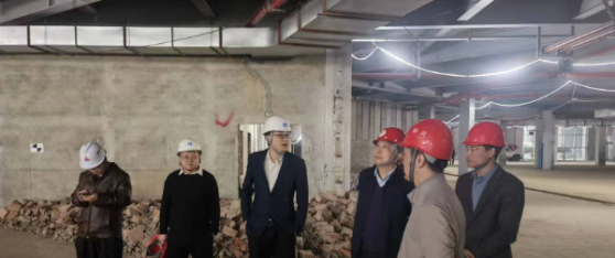 潘郴華調研市文體中心配套及公共基礎設施建設項目